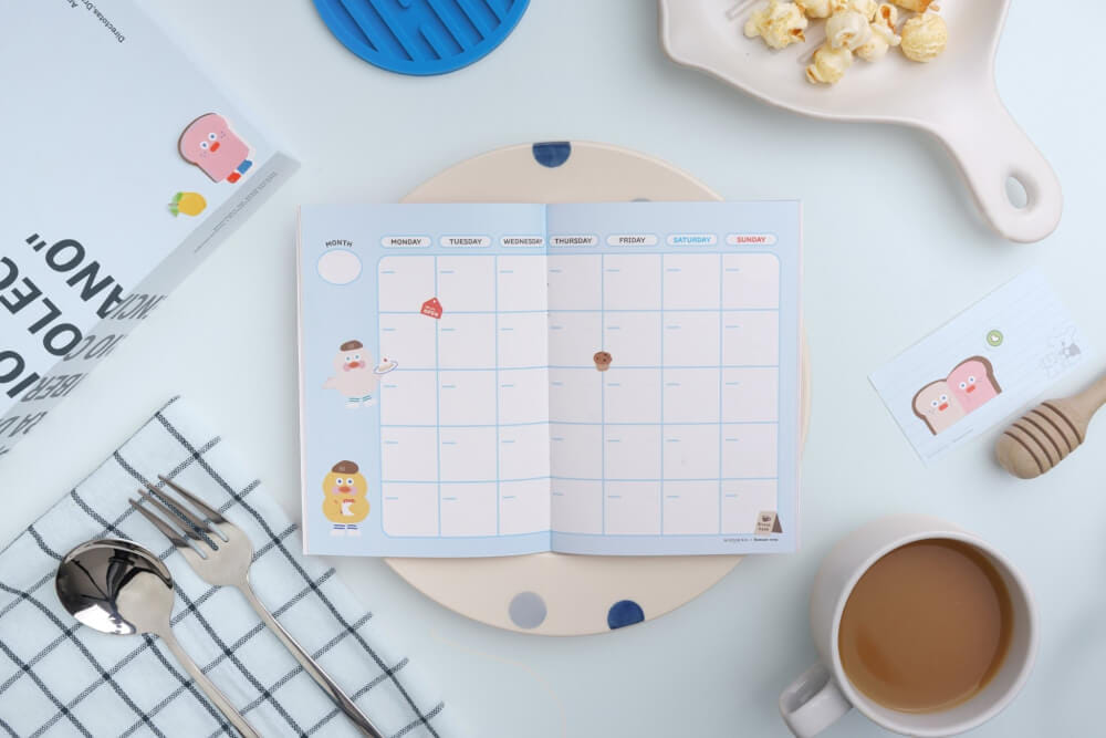 สมุดแพลนเนอร์ Ropamoda romane mini planner สีฟ้า